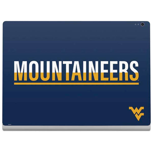 West Virginia University Blue Wood Floor Surface Book 2 13.5in Skin